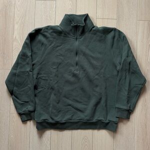 Lululemon Men’s Half Zip Pullover Sweatshirt in Green Size M